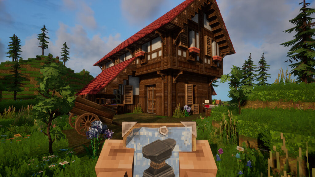 jogo sandbox construindo uma casa